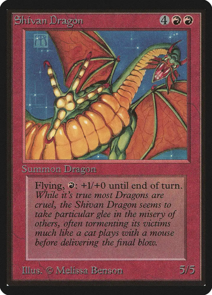 Shivan Dragon [Beta Edition] - MTG Single