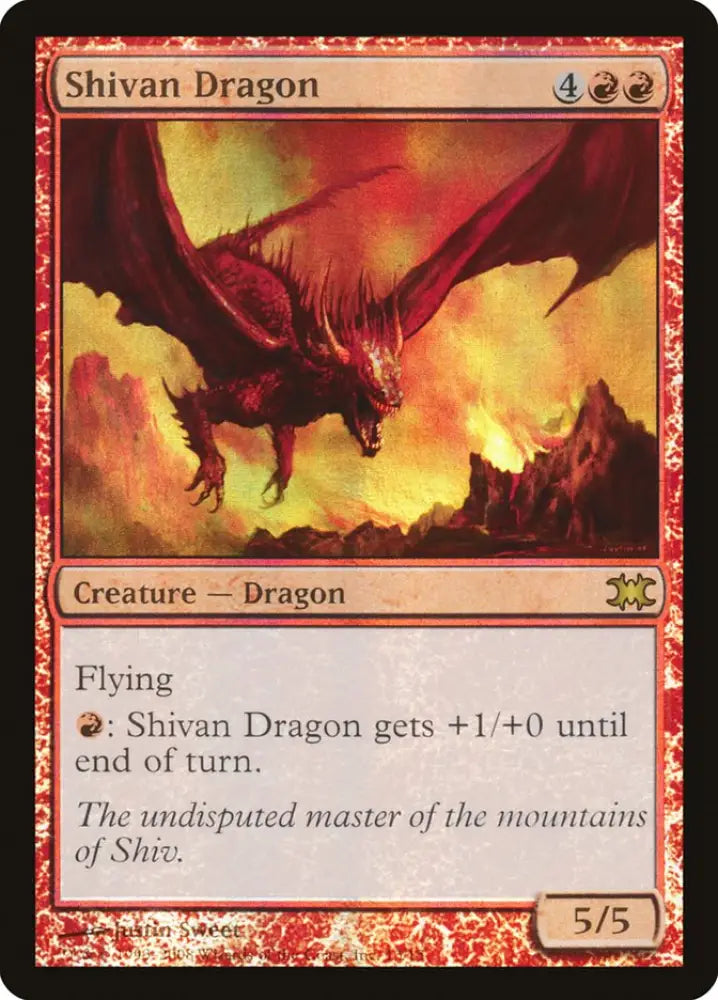 Shivan Dragon [From the Vault: Dragons] - MTG Single