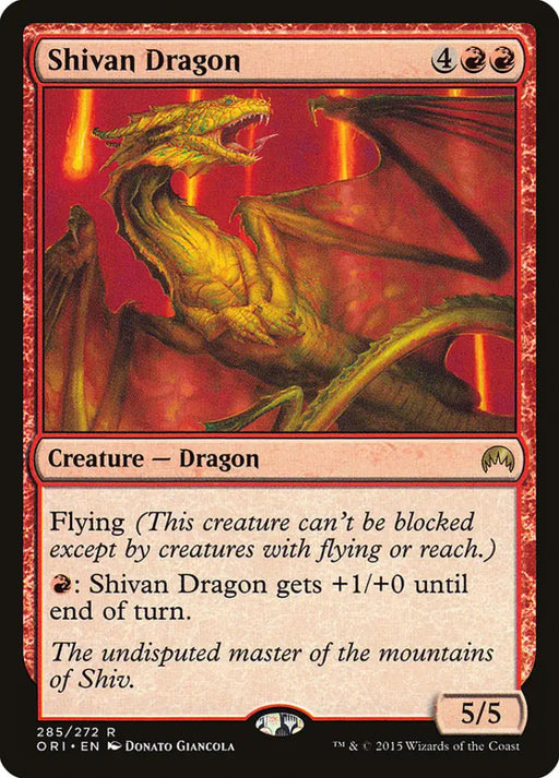 Shivan Dragon [Magic Origins] - MTG Single