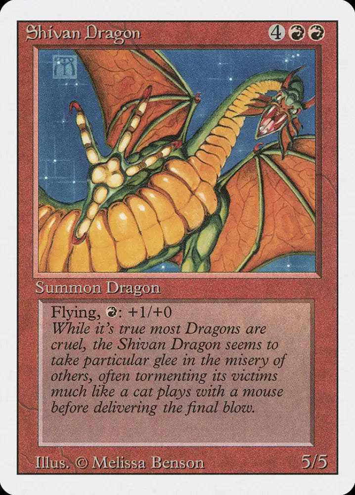 Shivan Dragon [Revised Edition] - MTG Single