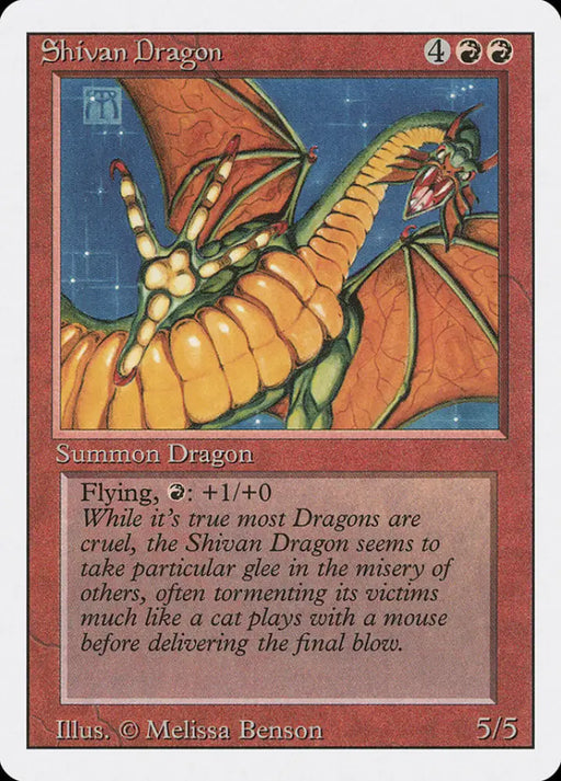 Shivan Dragon [Revised Edition] - MTG Single