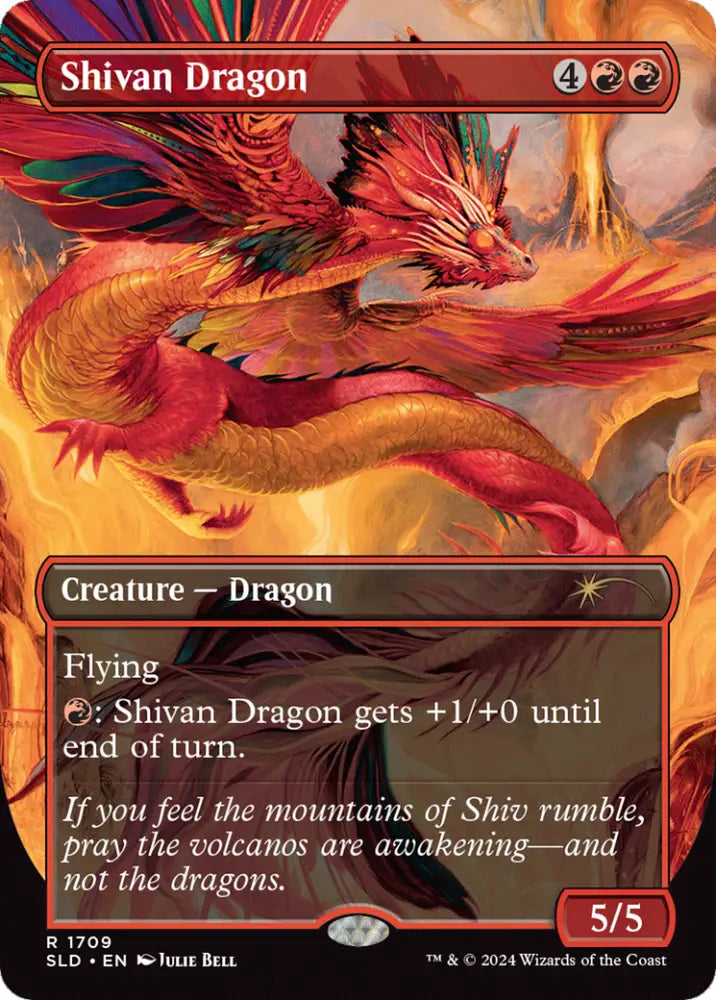 Shivan Dragon [Secret Lair Drop Series] - MTG Single