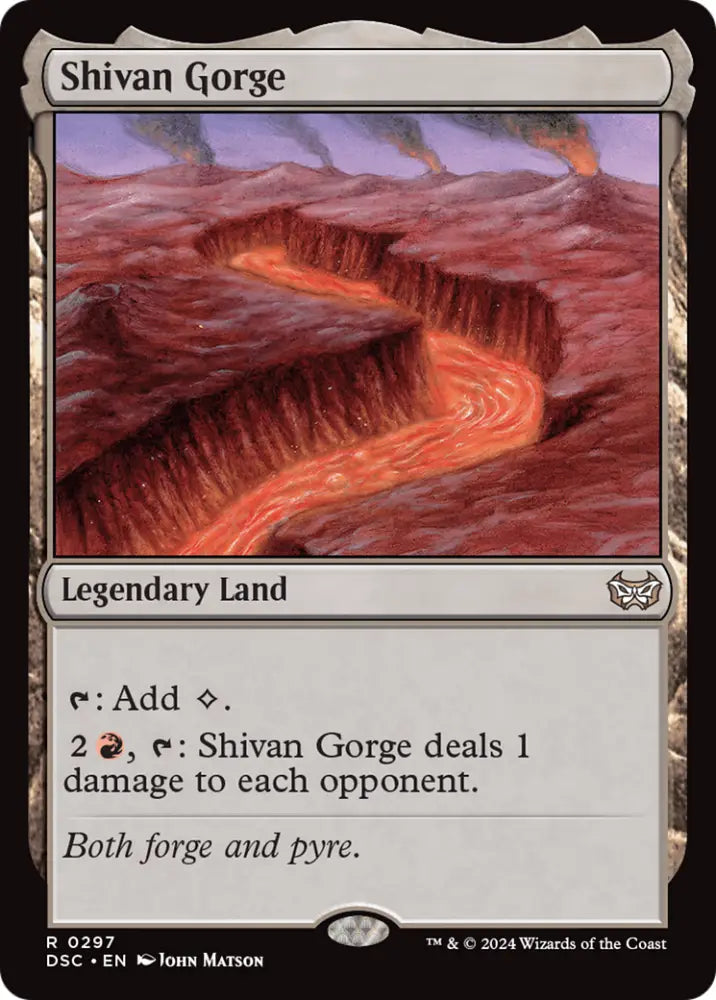 Shivan Gorge [Duskmourn: House of Horror Commander] - MTG Single