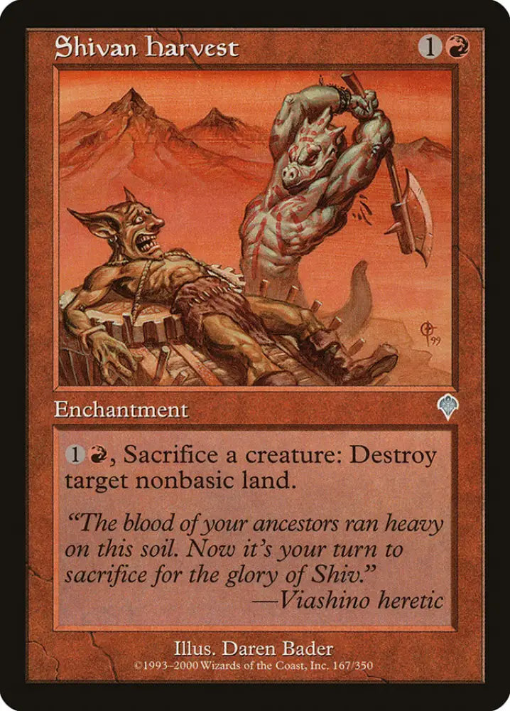 Shivan Harvest [Invasion] - MTG Single
