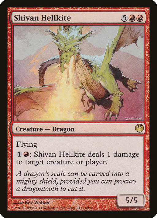 Shivan Hellkite [Duel Decks: Knights vs. Dragons] - MTG Single
