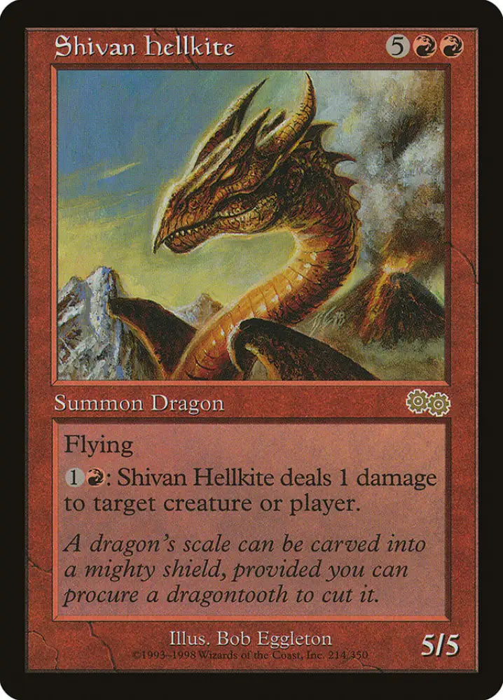 Shivan Hellkite [Urza’s Saga] - MTG Single