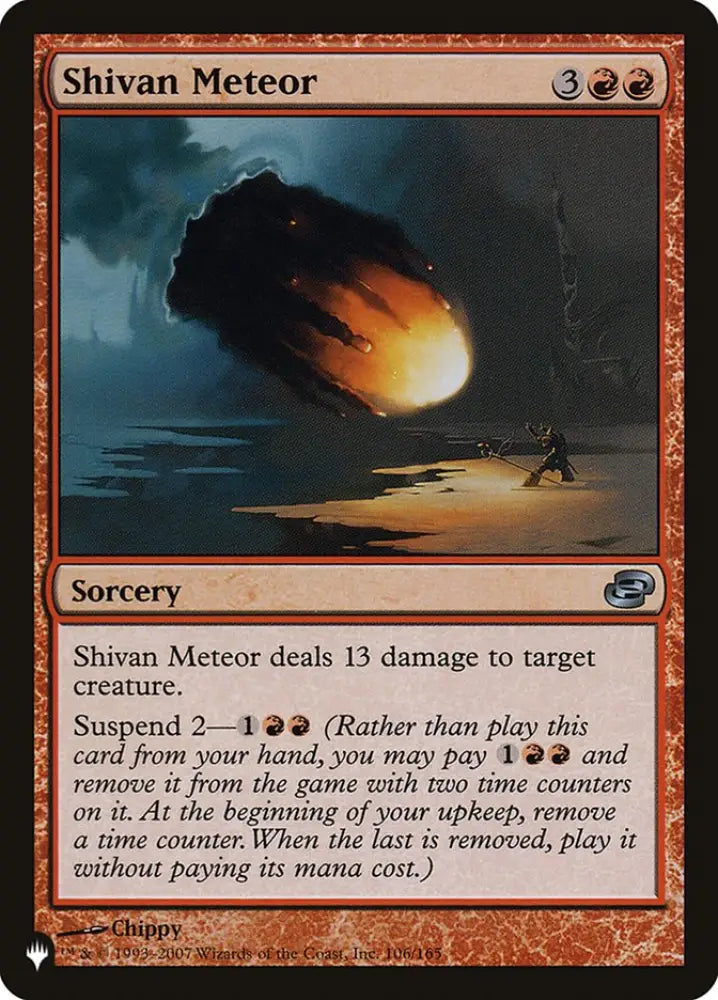 Shivan Meteor [The List] - MTG Single