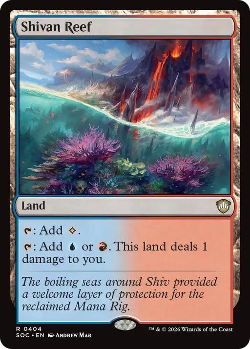 Shivan Reef (404) [Secrets of Strixhaven Commander]