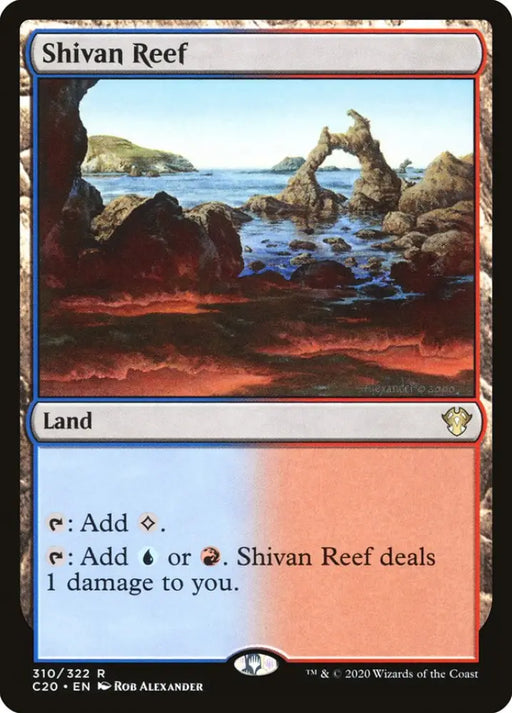 Shivan Reef [Commander 2020] - MTG Single