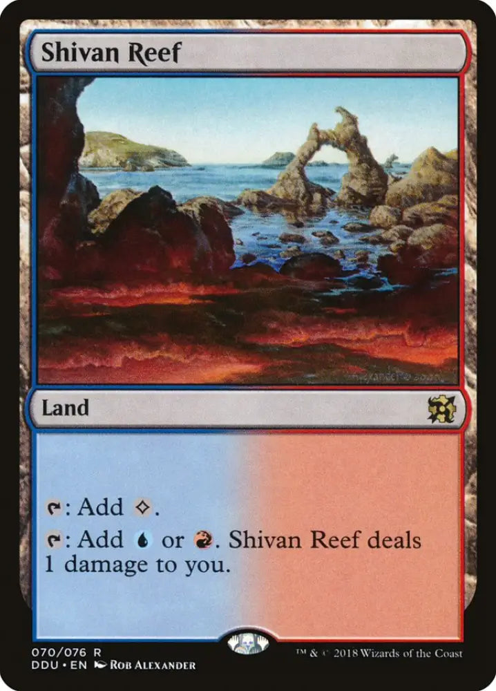 Shivan Reef [Duel Decks: Elves vs. Inventors] - MTG Single