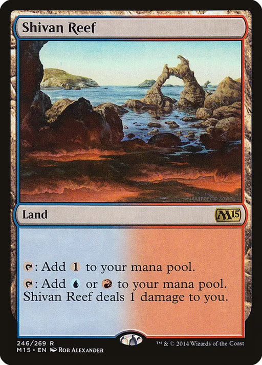 Shivan Reef [Magic 2015] - MTG Single