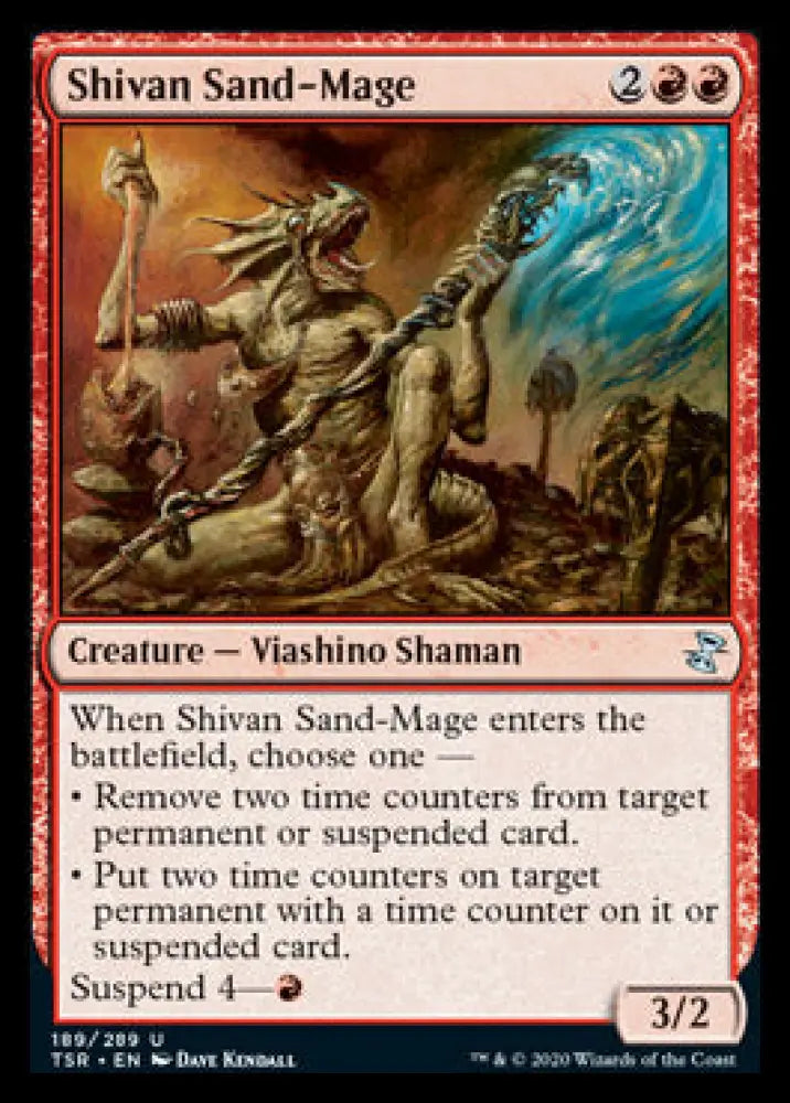Shivan Sand-Mage [Time Spiral Remastered] - MTG Single