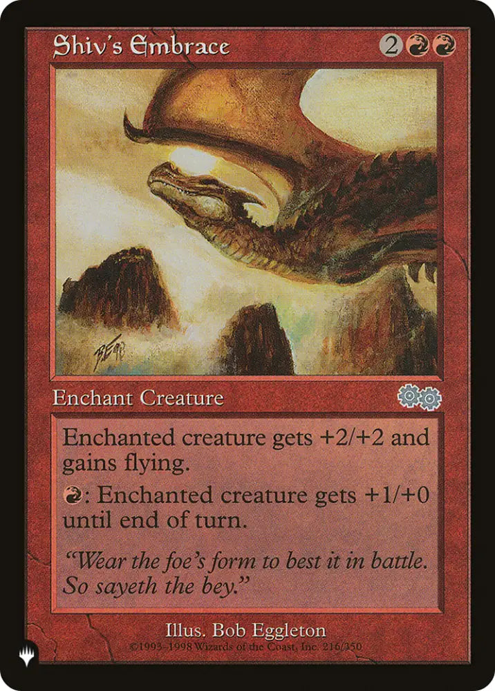 Shiv’s Embrace [The List] - MTG Single