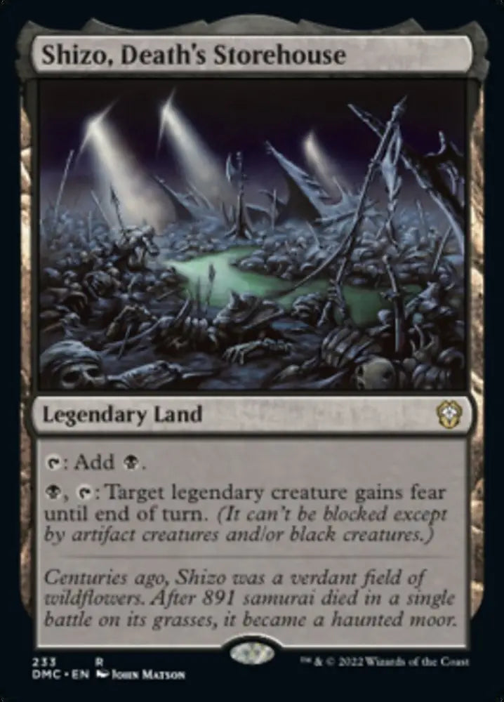 Shizo Death’s Storehouse [Dominaria United Commander] - MTG Single