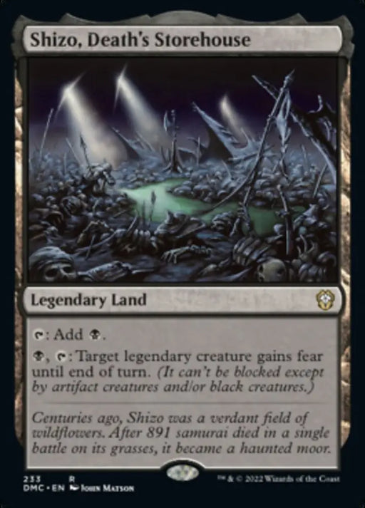 Shizo Death’s Storehouse [Dominaria United Commander] - MTG Single