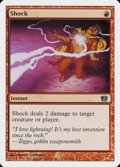Shock (222) [Eighth Edition] - MTG Single