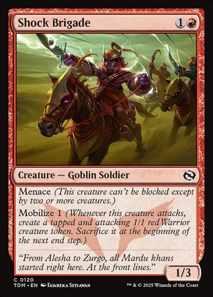 Shock Brigade (120) [Tarkir: Dragonstorm]