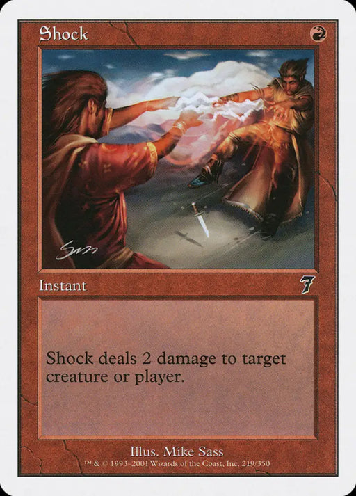 Shock [Seventh Edition] - MTG Single
