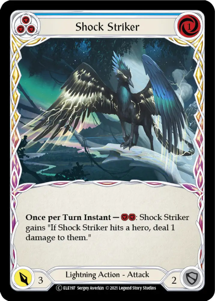 Shock Striker (Blue) [Tales of Aria Unlimited] Unlimited Rainbow Foil - Flesh And Blood Single