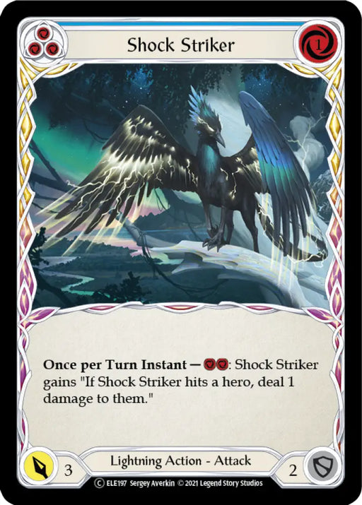 Shock Striker (Blue) [Tales of Aria Unlimited] Unlimited Rainbow Foil - Flesh And Blood Single