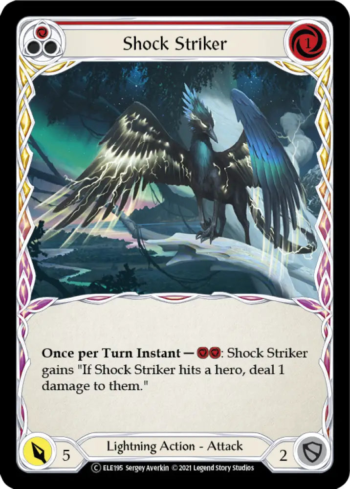 Shock Striker (Red) [Tales of Aria Unlimited] Unlimited Rainbow Foil - Flesh And Blood Single