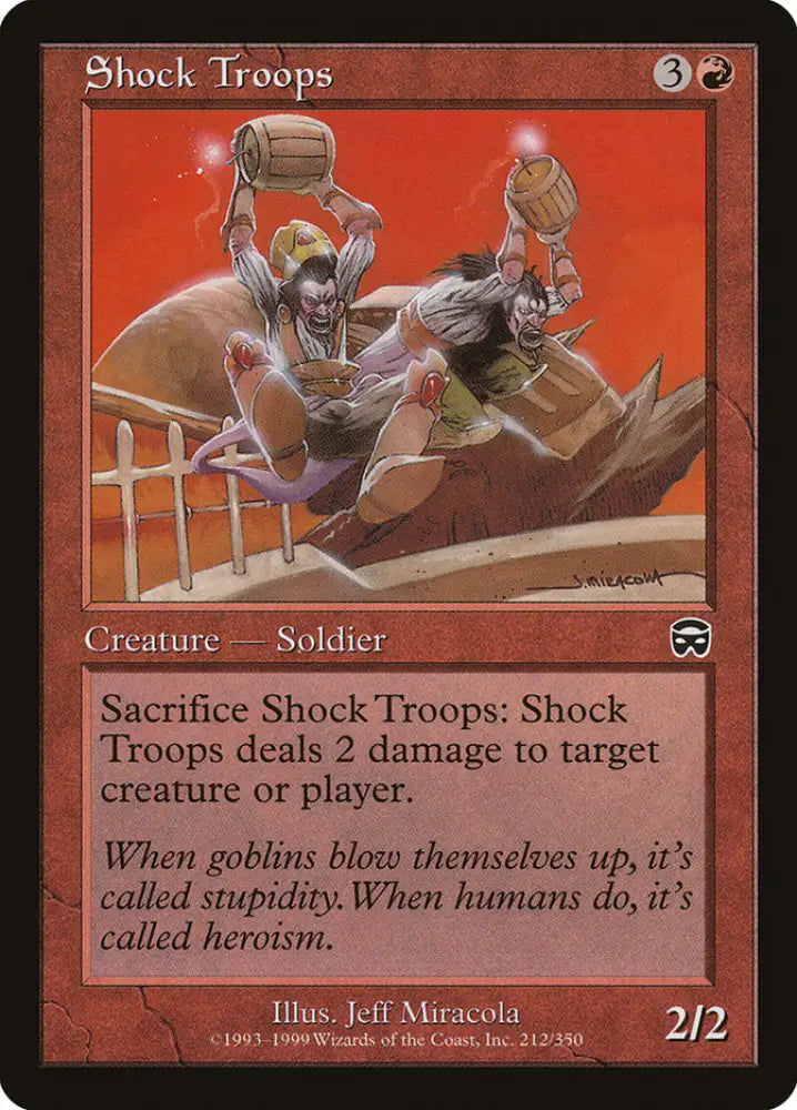 Shock Troops [Mercadian Masques] - MTG Single