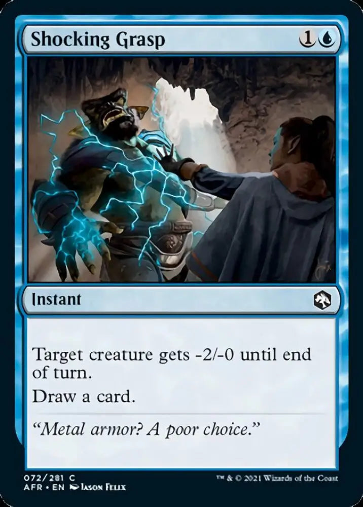 Shocking Grasp [Dungeons & Dragons: Adventures in the Forgotten Realms] - MTG Single