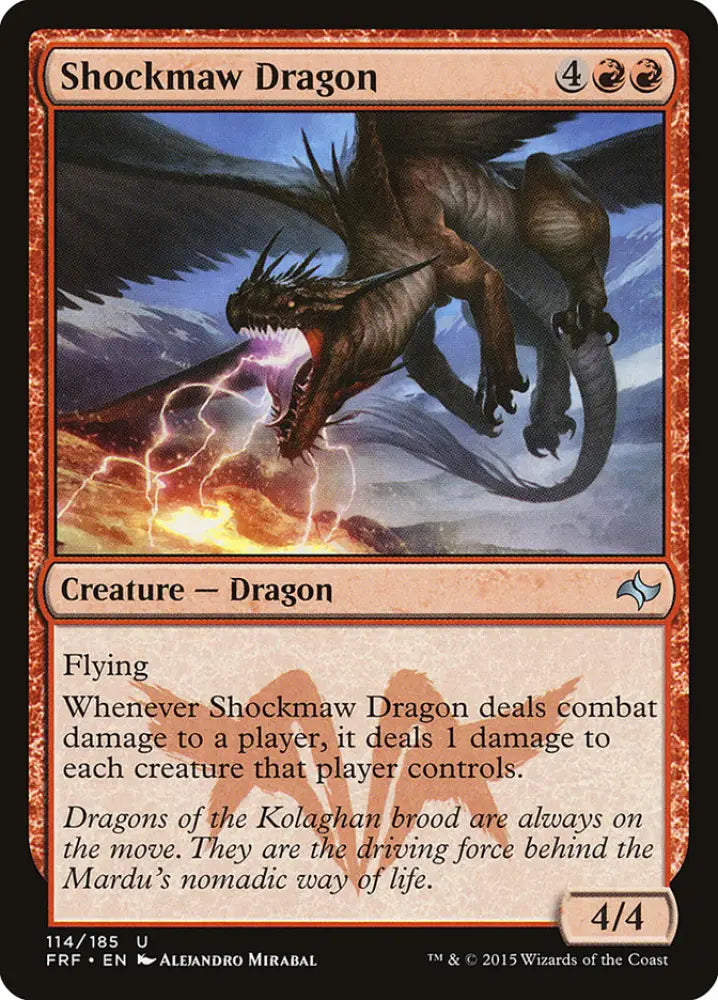 Shockmaw Dragon [Fate Reforged] - MTG Single