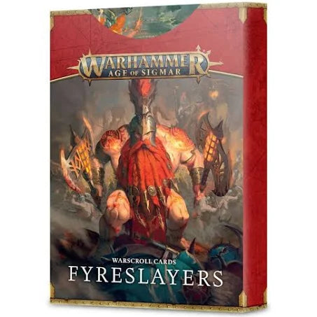 Warhammer : Age of Sigmar - Warscrolls Cards: Fyreslayers (FRENCH)