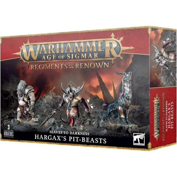 Warhammer : Age of Sigmar - Regiments of Reknown- Slaves to Darkness: Hargax's Pit-Beasts