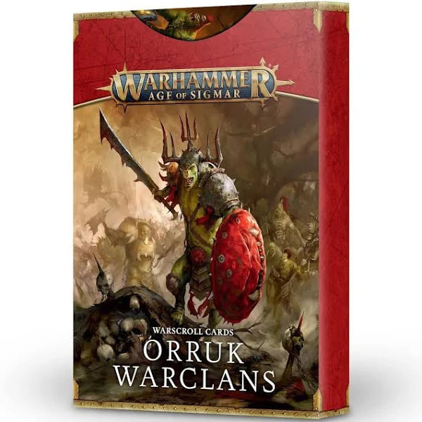 Warhammer : Age of Sigmar - Warscrolls Cards: Orruk Warclans (FRENCH)