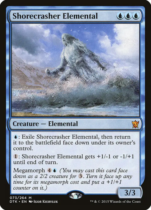 Shorecrasher Elemental [Dragons of Tarkir] - MTG Single