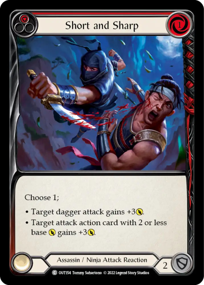 Short and Sharp (Red) [Outsiders] - Flesh And Blood Single