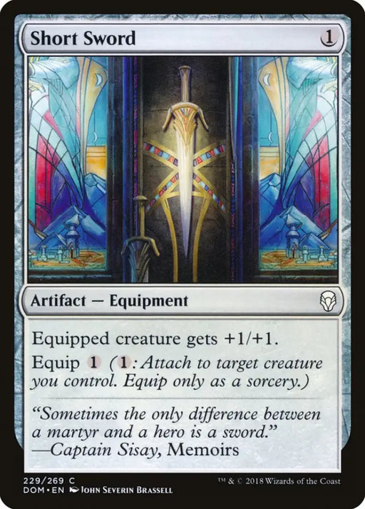 Short Sword [Dominaria] - MTG Single