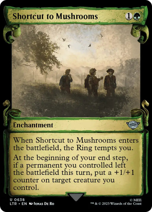 Shortcut to Mushrooms [The Lord of the Rings: Tales of Middle-Earth Showcase Scrolls] - MTG Single