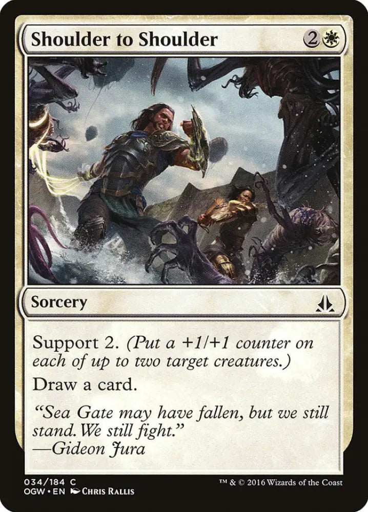 Shoulder to Shoulder [Oath of the Gatewatch] - MTG Single
