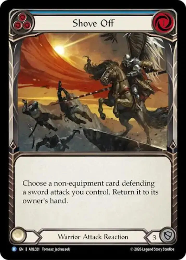 Shove Off (Blue) (AOL021) [Armory Deck: Olympia]