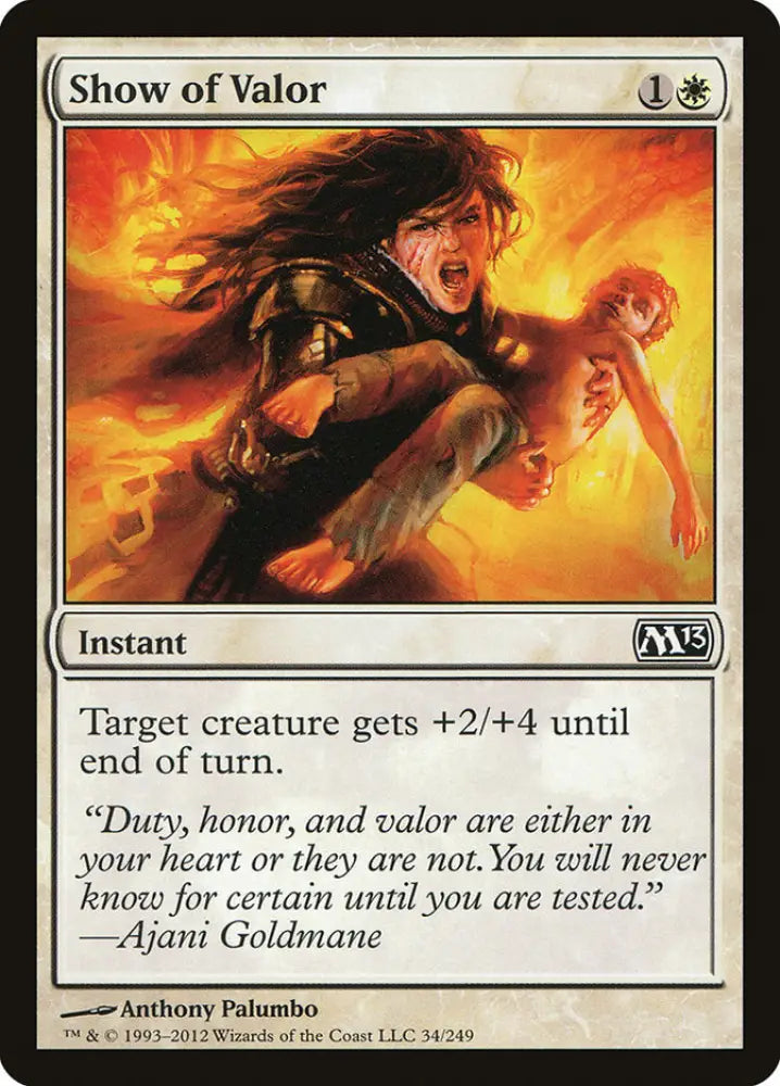 Show of Valor [Magic 2013] - MTG Single