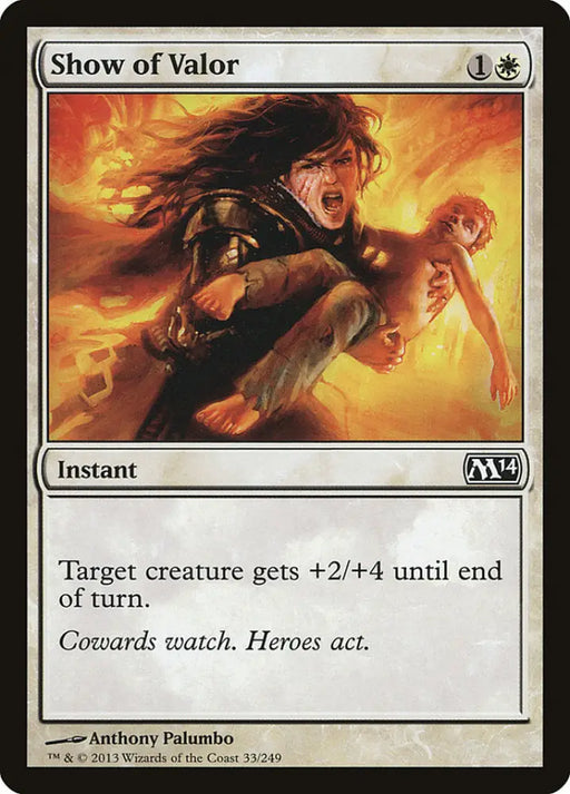 Show of Valor [Magic 2014] - MTG Single