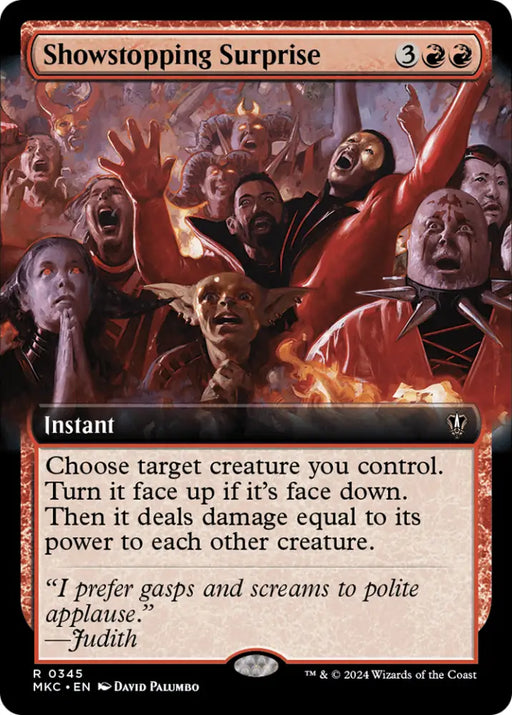 Showstopping Surprise (Extended Art) [Murders at Karlov Manor Commander] - MTG Single