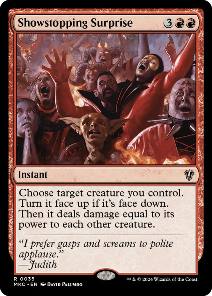 Showstopping Surprise [Murders at Karlov Manor Commander] - MTG Single