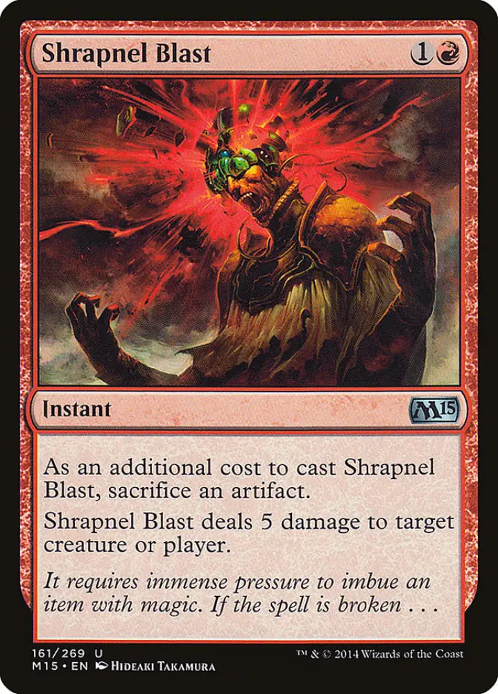 Shrapnel Blast [Magic 2015] - MTG Single