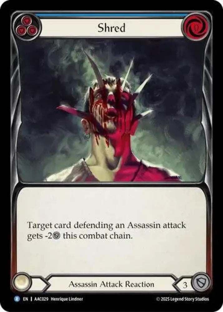 Shred (Blue) (AAC029) [Armory Deck: Arakni]