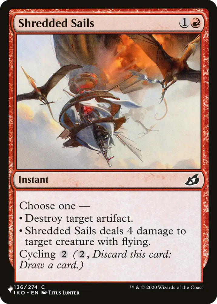 Shredded Sails [The List] - MTG Single