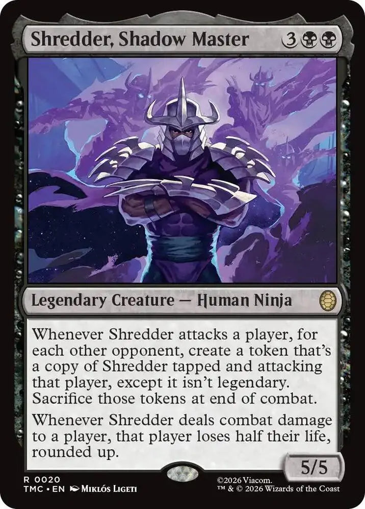 Shredder, Shadow Master (20) [Teenage Mutant Ninja Turtles Commander]