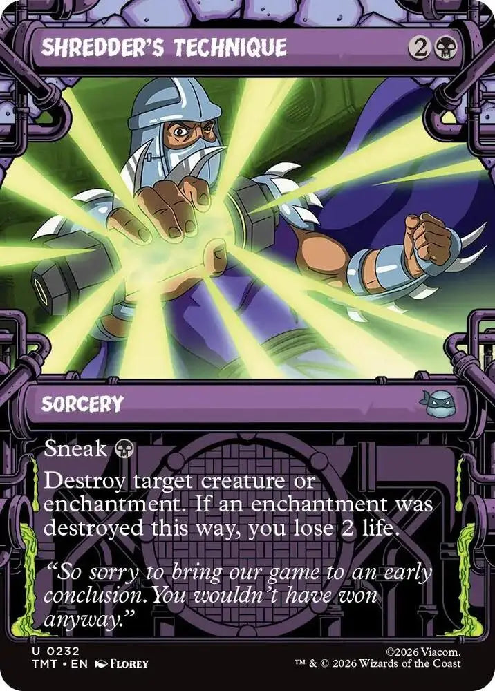 Shredder's Technique (Showcase) (232) [Teenage Mutant Ninja Turtles]