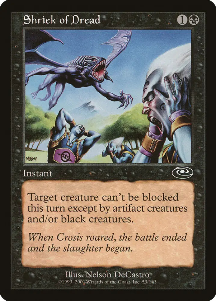 Shriek of Dread [Planeshift] - MTG Single