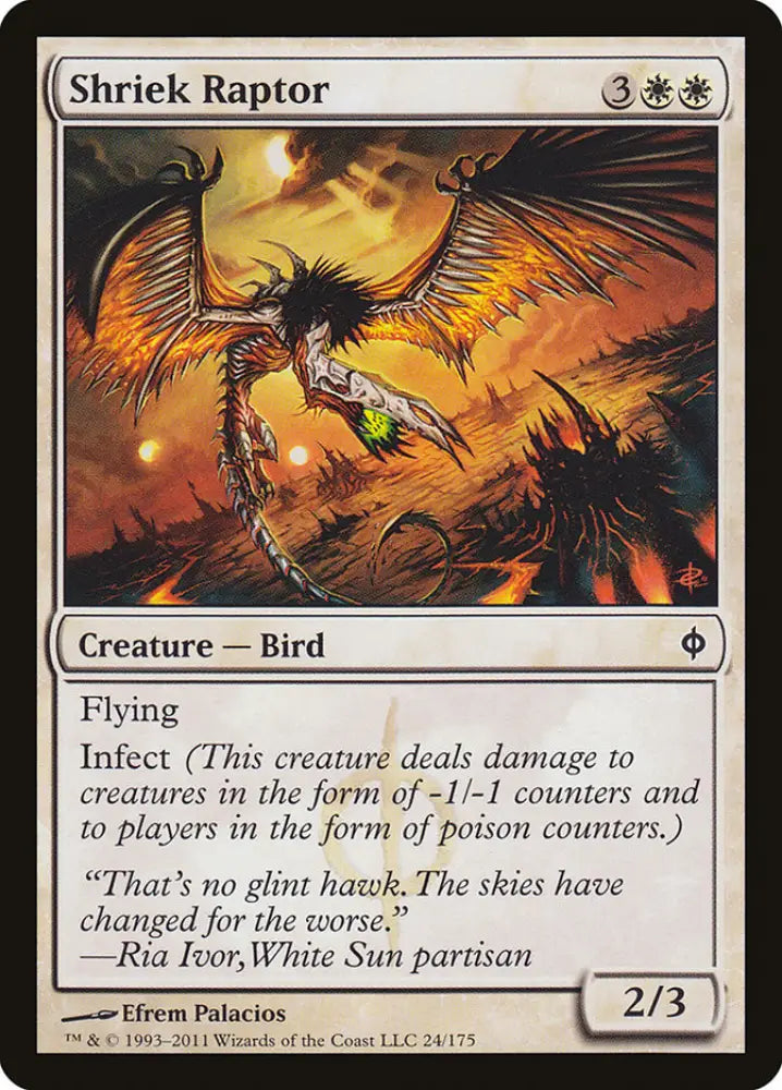 Shriek Raptor [New Phyrexia] - MTG Single