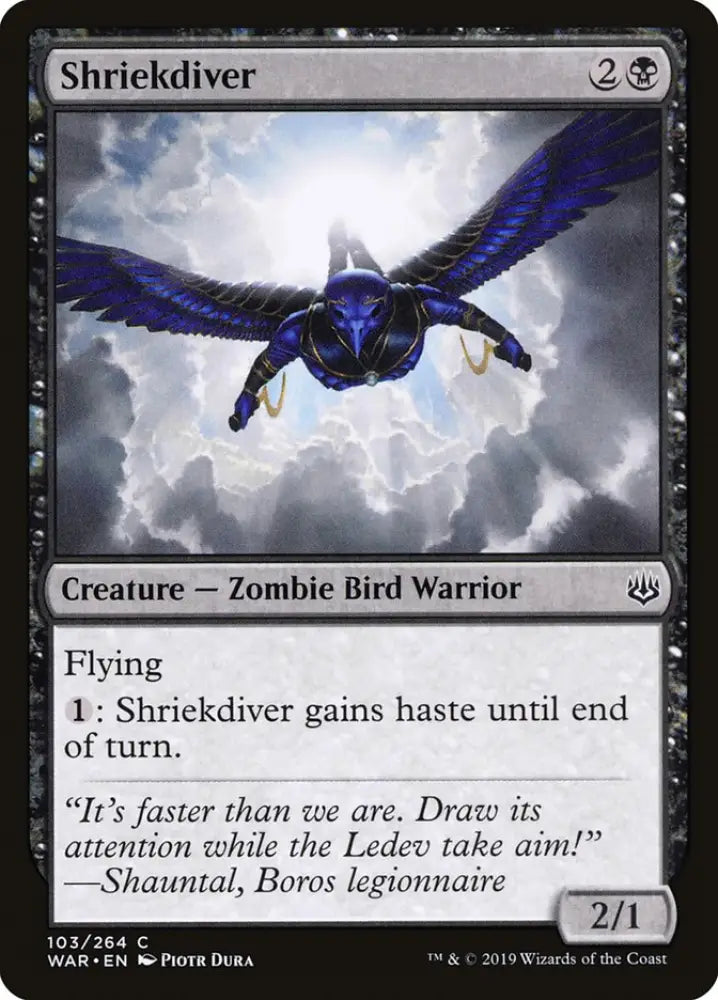 Shriekdiver [War of the Spark] - MTG Single