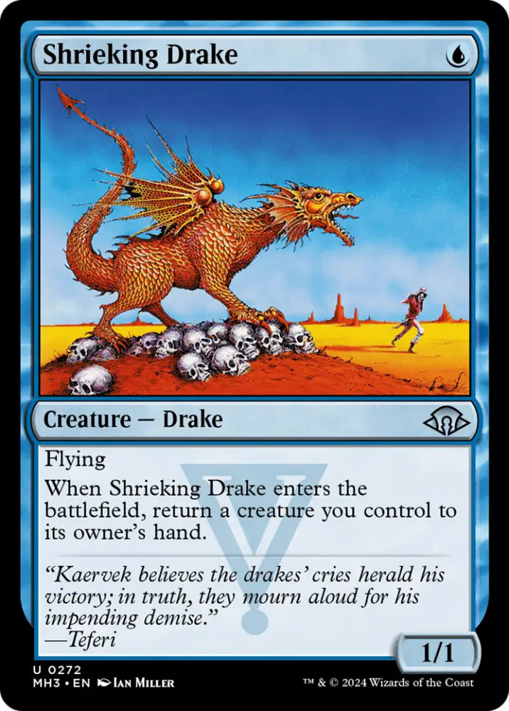 Shrieking Drake [Modern Horizons 3] - MTG Single